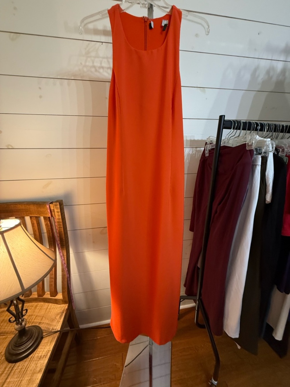 Lulu's Vibrant Orange Maxi Dress